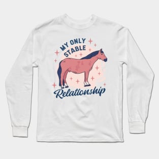 Stable Relationship   P R t shirt Long Sleeve T-Shirt